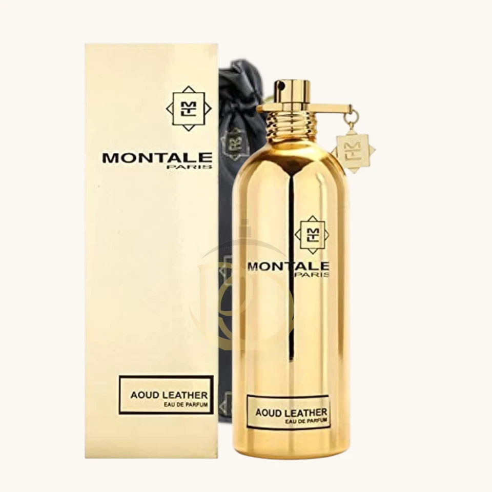 Perfume intenso con oud, cuero y sándalo, sofisticado y perfecto para noches elegantes.