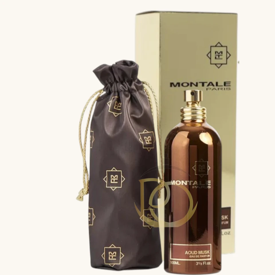 Perfume intenso con oud, almizcle y sándalo, sofisticado y perfecto para noches elegantes.