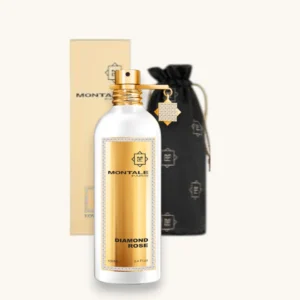 Perfume floral-oriental con rosa, peonía y ámbar, sofisticado y elegante para ocasiones especiales.