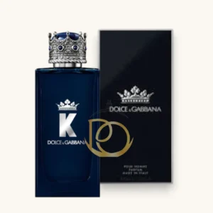 Perfume masculino intenso con notas cítricas, herbales y base amaderada que refleja poder y estilo.