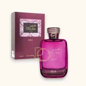 Perfume femenino fresco y sofisticado con notas frutales, florales y cálidas.