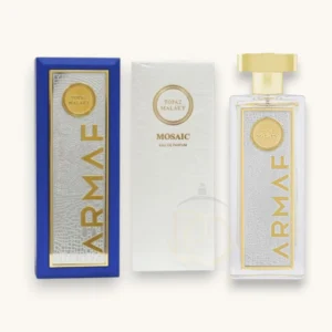 Perfume sofisticado con notas cítricas, florales y amaderadas.