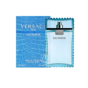 Versace Man Eau Fraîche: frescura cítrica y elegancia amaderada en un aroma moderno.