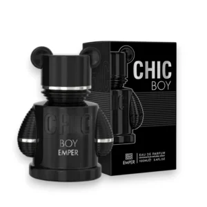 Perfume Chic Boy Emper: frescura juvenil y estilo moderno en cada nota.