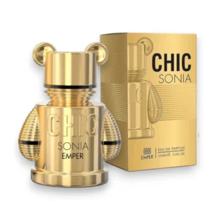 Perfume Chic Sonia Emper: frescura femenina y elegancia moderna en cada nota.