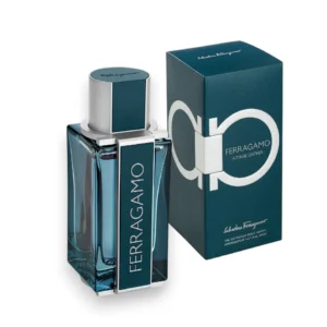 Perfume masculino intenso con notas cítricas, cuero e iris, envuelto en almizcle y vetiver.