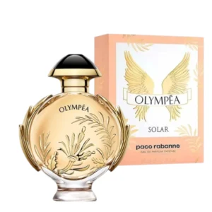 una fragancia radiante y sensual con notas cítricas, florales y cálidas que evocan energía y poder.