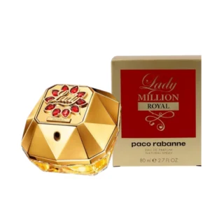 Perfume femenino intenso y sofisticado con notas frutales, florales y fondo amaderado.