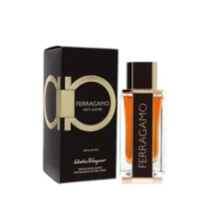 Perfume masculino intenso con notas cítricas, especiadas y cuero, envuelto en vetiver y ámbar.