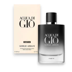 Acqua Di Gio Parfum: frescura cítrica y acuática con lavanda, pachulí e incienso.