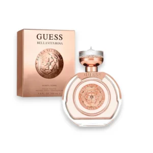 Perfume femenino elegante con notas frutales, corazón floral y base cálida envolvente.