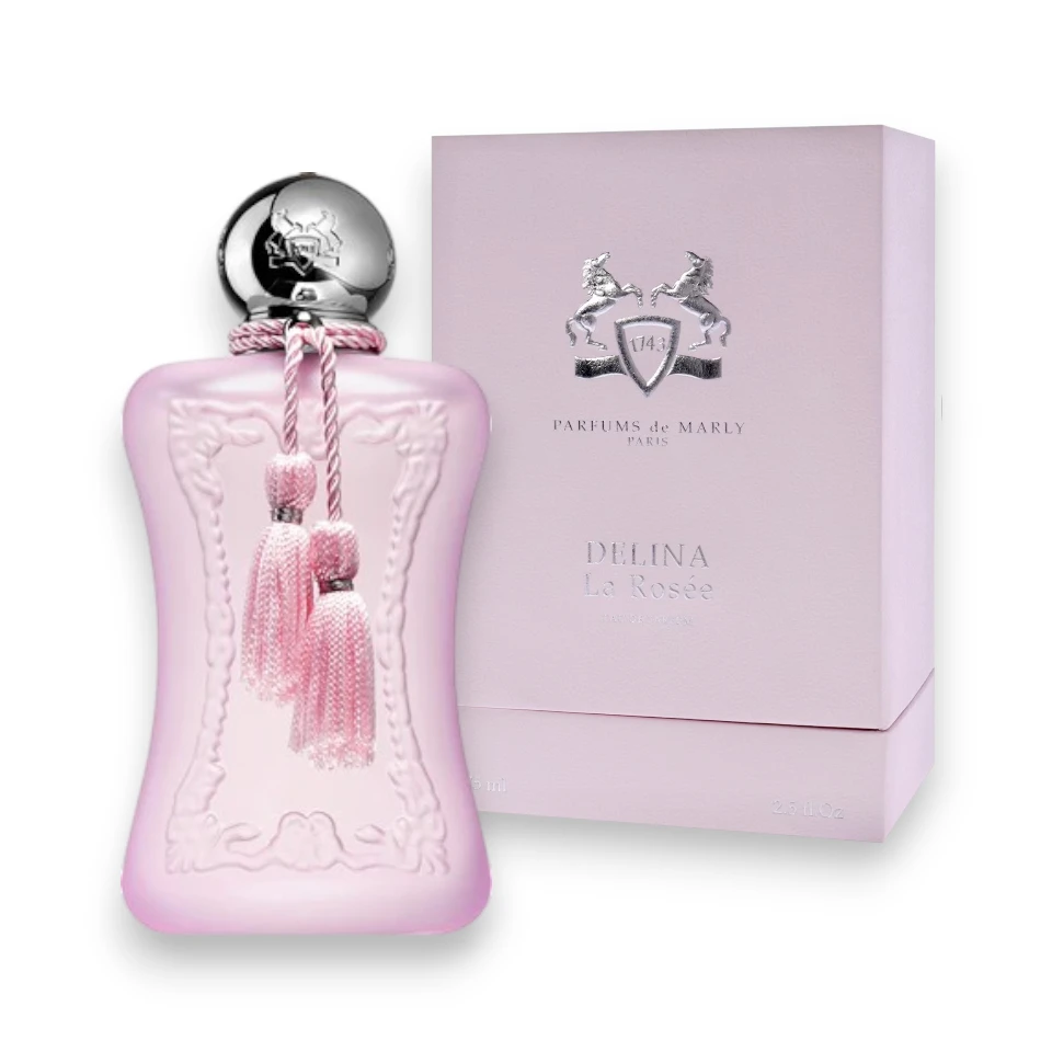 Rosas frescas y rocío matutino. Delina La Rosée EDP: la esencia de la feminidad radiante y natural.