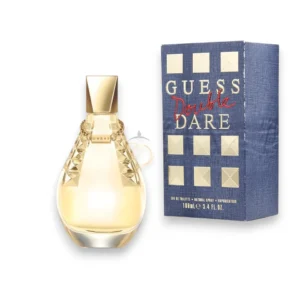 Perfume femenino elegante con notas frutales, corazón floral y base cálida envolvente.