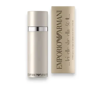 Perfume Emporio Armani Lei Elle She con notas de jazmín, vainilla y almizcle, fresco y elegante.