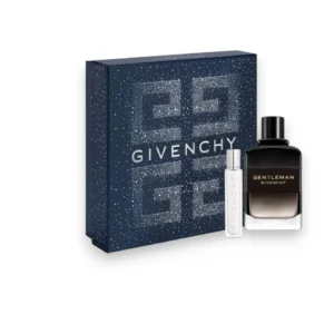 Estuche Gentleman EDP Boisée, perfume masculino elegante con notas especiadas, amaderadas y cálidas.