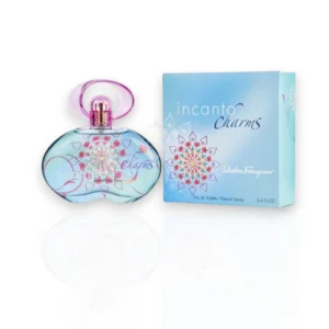 Ferragamo Incanto Charms, fragancia femenina fresca y encantadora con maracuyá, jazmín y almizcle.