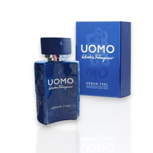 Ferragamo Uomo Urban Feel, fragancia fresca y moderna con cítricos, café y notas marinas.
