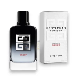 Gentleman Society Sport: frescura cítrica, corazón aromático y base cálida que inspiran elegancia.