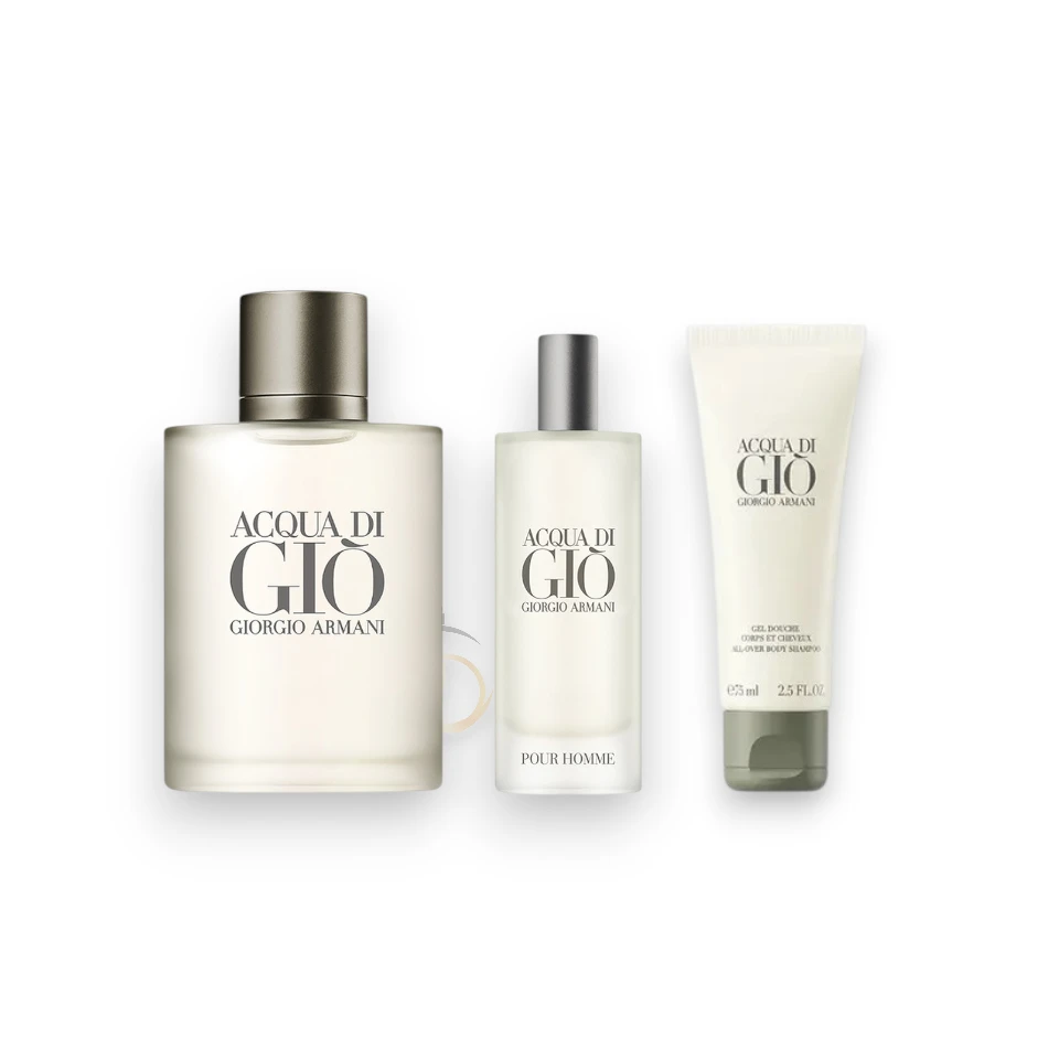 Gift Set Acqua Di Gio EDT 3 Piezas 100ml Hombre Original - Image 2
