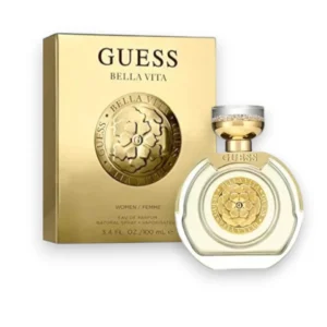 Perfume femenino elegante con notas frutales, corazón floral y base cálida envolvente.