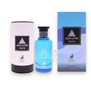 Jean Lowe Azure: frescura cítrica, corazón floral y base cálida que inspira elegancia.