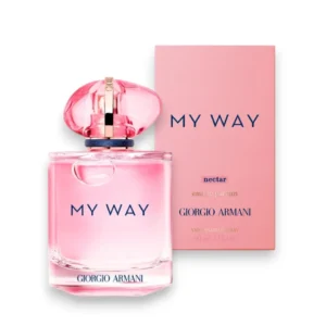 Perfume My Way Nectar EDP con notas de jazmín, vainilla y almizcle, intenso y elegante.