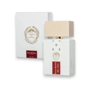 Perfume Rosso Rubino de Giardini Di Toscana, una fragancia de nicho roja, intensa y lujosa.