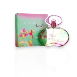 Salvatore Ferragamo Amity, fragancia femenina fresca y encantadora con mandarina, jazmín y almizcle.