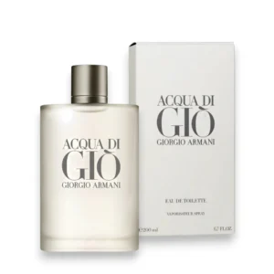 Giorgio Armani Acqua Di Gio: frescura mediterránea con cítricos, jazmín y pachulí.