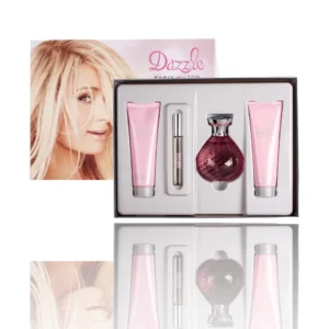 Perfume femenino con notas frutales, corazón floral y base cálida de vainilla.