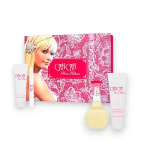 Perfume femenino con notas frutales, corazón floral y base cálida de almizcle.