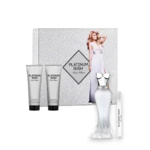 Descubre Estuche Platinum Rush, un set femenino con notas frutales, corazón floral y base cálida de almizcle y ámbar.
