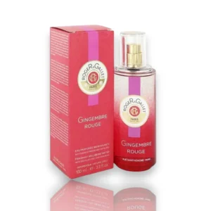 Frasco de la colonia Gingembre Rouge con su característico tono vibrante y diseño elegante.