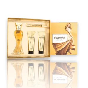 Perfume femenino con notas frutales, corazón floral y base cálida de vainilla.