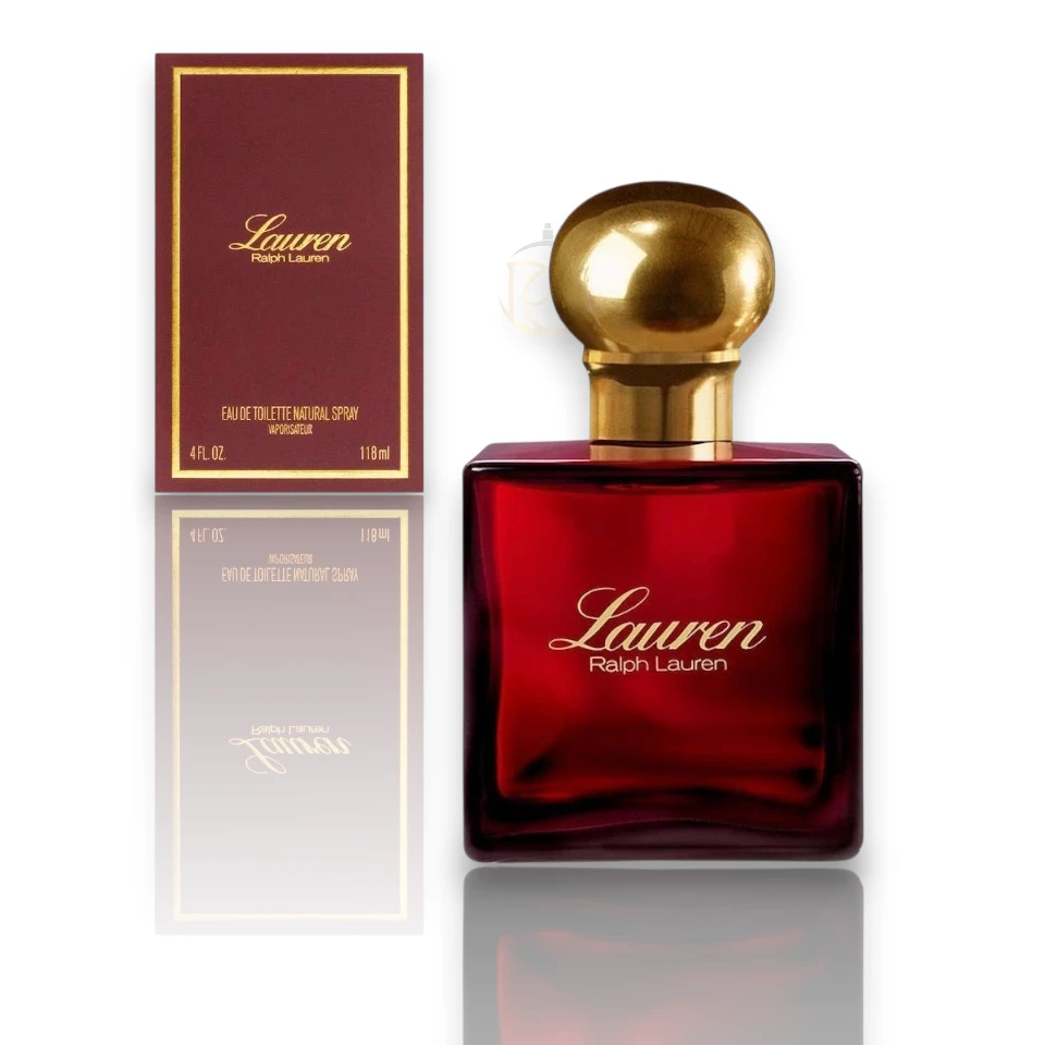 Clásico frasco de Lauren Ralph Lauren, un perfume femenino con notas verdes, florales y amaderadas.