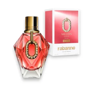 Deslumbrante frasco de Million Gold For Her Pure Diamonds, la joya definitiva de la perfumería.