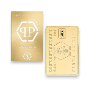 Frasco de No Limits Platinum con su diseño de tarjeta de crédito en tono plateado, símbolo de lujo extremo.