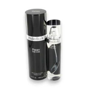 Perry Ellis For Him EDT, fragancia masculina fresca, aromática y cálida, símbolo de elegancia moderna.