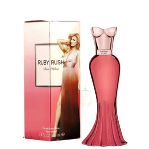 Perfume femenino con notas frutales, corazón floral y base cálida de vainilla.