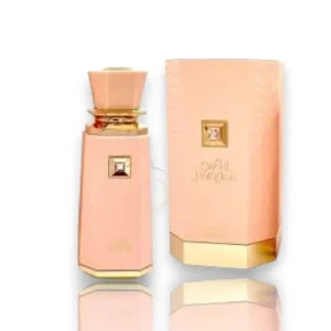 Frasco de Sweet Paradise French Avenue con detalles dorados que reflejan su esencia lujosa y tropical.