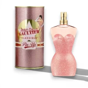 Perfume femenino glamuroso con notas cítricas, florales y un fondo cálido de vainilla y ámbar.