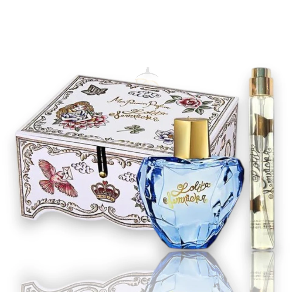 Estuche Mon Premier Set, fragancia femenina con notas frescas, florales y cálidas.