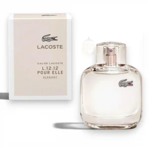 Frasco de vidrio transparente y diseño minimalista en un tono crema suave que evoca pulcritud.