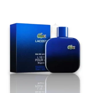 Imponente frasco de 175ml en un tono púrpura intenso que resalta la elegancia y el misterio del aroma.