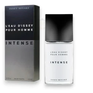 Perfume masculino intenso con cítricos, especias y pachulí.