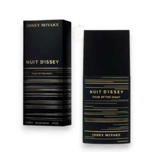 Perfume masculino intenso con notas especiadas, corazón cálido y base amaderada.