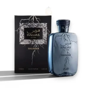 Perfume masculino con cítricos, lavanda y ámbar, intenso y versátil para todo momento.