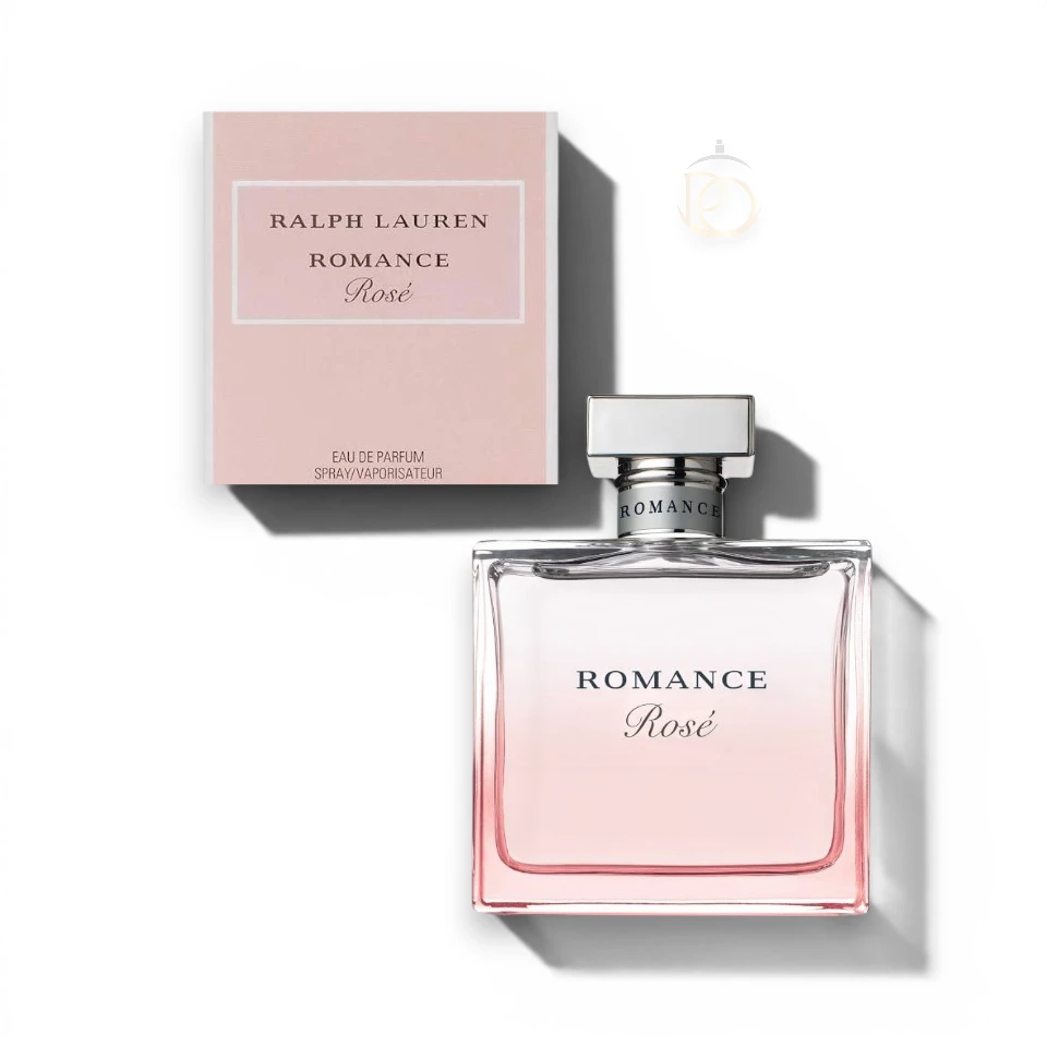 Perfume femenino romántico con notas cítricas, florales y cálidas.