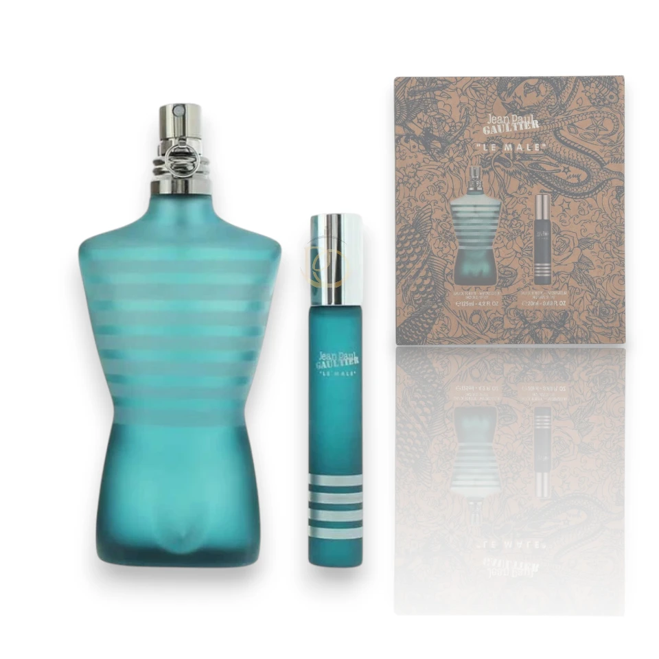 Set Le Male Jean Paul Gaultier EDT 2 Piezas 125ml + 20ml Hombre Original - Image 3