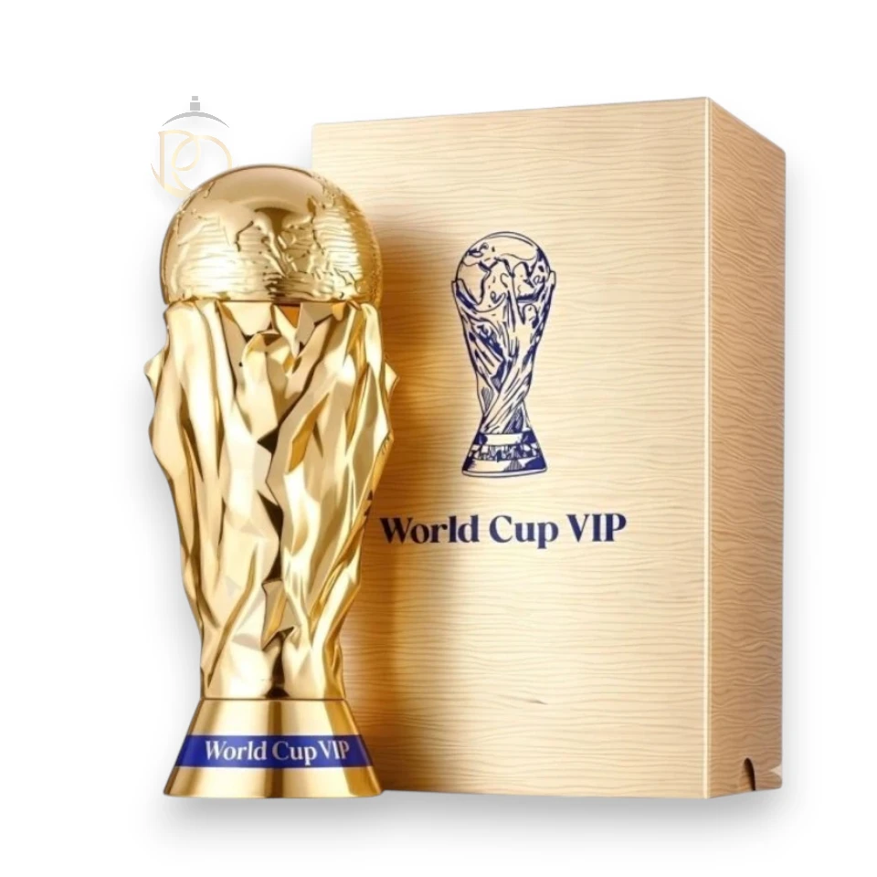 World Cup VIP, fragancia intensa y sofisticada con notas cítricas, florales y orientales.